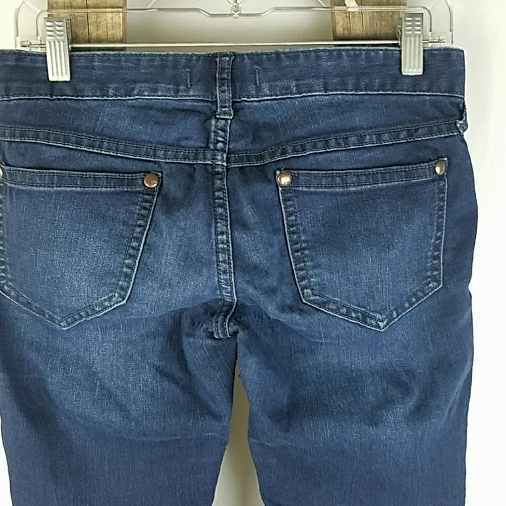 Free People women 26 skinny jeans‎ denim blue grunge gorpcore rugged